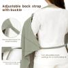 imageKonssy Muslin Nursing Cover for Baby Breastfeeding Breathable 100 Cotton Breastfeeding Cover with Rigid Hoop for Mother Nursing Apron Multiuse Carseat Canopy Summer WheatFog Green
