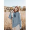 imageKonssy Muslin Nursing Cover for Breastfeeding 360 Full Privacy Breathable 100 Cotton Breastfeeding Cover Multiuse Carseat CanopyBlue