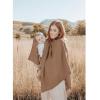 imageKonssy Muslin Nursing Cover for Breastfeeding 360 Full Privacy Breathable 100 Cotton Breastfeeding Cover Multiuse Carseat CanopyBrown