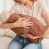 imageKonssy Muslin Nursing Cover for Breastfeeding 360 Full Privacy Breathable 100 Cotton Breastfeeding Cover Multiuse Carseat CanopyChestnut