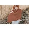 imageKonssy Muslin Nursing Cover for Breastfeeding 360 Full Privacy Breathable 100 Cotton Breastfeeding Cover Multiuse Carseat CanopyChestnut