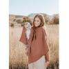 imageKonssy Muslin Nursing Cover for Breastfeeding 360 Full Privacy Breathable 100 Cotton Breastfeeding Cover Multiuse Carseat CanopyChestnut