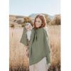 imageKonssy Muslin Nursing Cover for Breastfeeding 360 Full Privacy Breathable 100 Cotton Breastfeeding Cover Multiuse Carseat CanopyFog Green