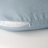 imageKonssy Muslin Nursing Pillow Covers 100 Cotton Soft ampamp Adorable Covers for Breastfeeding Pillows Slipcovers for Newborn Baby Boys ampamp GirlsBlue