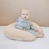 imageKonssy Muslin Nursing Pillow Covers Soft and Cute Nursing Covers for Breastfeeding Pillows Ideal for Newborn Baby Boys and Girls Fog Green Cream  2 PackFog Green  Cream