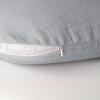 imageKonssy Muslin Nursing Pillow Covers Soft and Cute Nursing Covers for Breastfeeding Pillows Ideal for Newborn Baby Boys and Girls Fog Green Cream  2 PackGrey  Polar Night