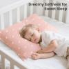 imageKonssy Muslin Toddler Pillowcase 13quotx18quot 2 Pack 100 Cotton Toddler Pillow Case for Kids Boys Girls Soft ampamp Snug Fit Baby Pillow Covers with Envelope Closure WoodlandSagePink Sun  Brown Leaf