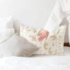 imageKonssy Muslin Toddler Pillowcase for 13x18 Pillow 2 Pack Soft ampamp Breathable Cotton Toddler Pillow Case 100 Cotton Travel Pillow Covers for Baby Kids Floral PinkPink  Floral