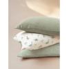imageKonssy Muslin Toddler Pillowcase for 13x18 Pillow 2 Pack Soft ampamp Breathable Cotton Toddler Pillow Case 100 Cotton Travel Pillow Covers for Baby Kids Floral PinkDino Jungle  Sage Dino