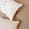 imageKonssy Muslin Toddler Pillowcase for 13x18 Pillow 2 Pack Soft ampamp Breathable Cotton Toddler Pillow Case 100 Cotton Travel Pillow Covers for Baby Kids Floral PinkPear  Cream