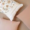 imageKonssy Muslin Toddler Pillowcase for 13x18 Pillow 2 Pack Soft ampamp Breathable Cotton Toddler Pillow Case 100 Cotton Travel Pillow Covers for Baby Kids Floral PinkFlourish  Toffee