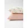 imageKonssy Muslin Toddler Pillowcase for 13x18 Pillow 2 Pack Soft ampamp Breathable Cotton Toddler Pillow Case 100 Cotton Travel Pillow Covers for Baby Kids Floral PinkPink  Floral