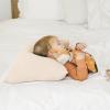 imageKonssy Muslin Toddler Pillowcase for 13x18 Pillow 2 Pack Soft ampamp Breathable Cotton Toddler Pillow Case 100 Cotton Travel Pillow Covers for Baby Kids Floral PinkPink  Cream