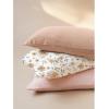 imageKonssy Muslin Toddler Pillowcase for 13x18 Pillow 2 Pack Soft ampamp Breathable Cotton Toddler Pillow Case 100 Cotton Travel Pillow Covers for Baby Kids Floral PinkFlourish  Toffee