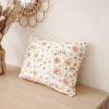 imageKonssy Toddler Pillowcase 2 Pack Soft Stretchy Toddler Pillow Case for 13x18 Pillow Cozy Travel Kids Baby Pillowcases with Envelope Closure FlourishToffeeFlourish toffee