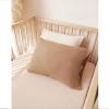 imageKonssy Toddler Pillowcase 2 Pack Soft Stretchy Toddler Pillow Case for 13x18 Pillow Cozy Travel Kids Baby Pillowcases with Envelope Closure FlourishToffeeBrown cream