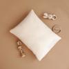 imageKonssy Toddler Pillowcase 2 Pack Soft Stretchy Toddler Pillow Case for 13x18 Pillow Cozy Travel Kids Baby Pillowcases with Envelope Closure FlourishToffeeBrown cream