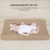 imageKonssy Waterproof Muslin Changing Pad Cover 2 Pack Quilted Cotton Fitted Diaper Chang Table Cover Soft Changing Pad Sheets for Girls Boys BlossomPinkCamel Sun