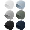 imageKonssy 6Pack Baby Beanie Hats for Newborns Soft Infant Caps for Boys ampamp Girls 06 MonthsBlue