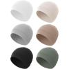 imageKonssy 6Pack Baby Beanie Hats for Newborns Soft Infant Caps for Boys ampamp Girls 06 MonthsGrey