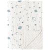 imageKonssy Baby Blankets for Unisex Boys Girls Super Soft Nursery Minky Blankets with Muslin Cotton Front and Dotted Fleece Backing Printed Bed Throws NewbornStar
