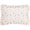 imageKonssy Flounce Muslin Toddler Pillowcase Soft Cotton Toddler Pillow Case for 13x18 Pillow Breathable Travel Kids Baby Pillowcases with Envelope Closure PinkFloral