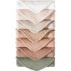 imageKonssy Muslin Baby Burp Cloths Sets for Unisex 7 Pack Soft 100 Cotton Burping Clothes for NewbornBaby Girls and BoysBeige