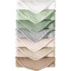 imageKonssy Muslin Baby Burp Cloths Sets for Unisex 7 Pack Soft 100 Cotton Burping Clothes for NewbornBaby Girls and BoysGreen