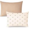 imageKonssy Muslin Toddler Pillowcase for 13x18 Pillow 2 Pack Soft ampamp Breathable Cotton Toddler Pillow Case 100 Cotton Travel Pillow Covers for Baby Kids Floral PinkCamel  Sun