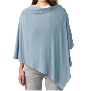 imageKonssy Knit Nursing Cover for Breastfeeding 360 Full Privacy Breathable Breastfeeding Cover Multiuse Carseat Canopy Blush BeigeBlue