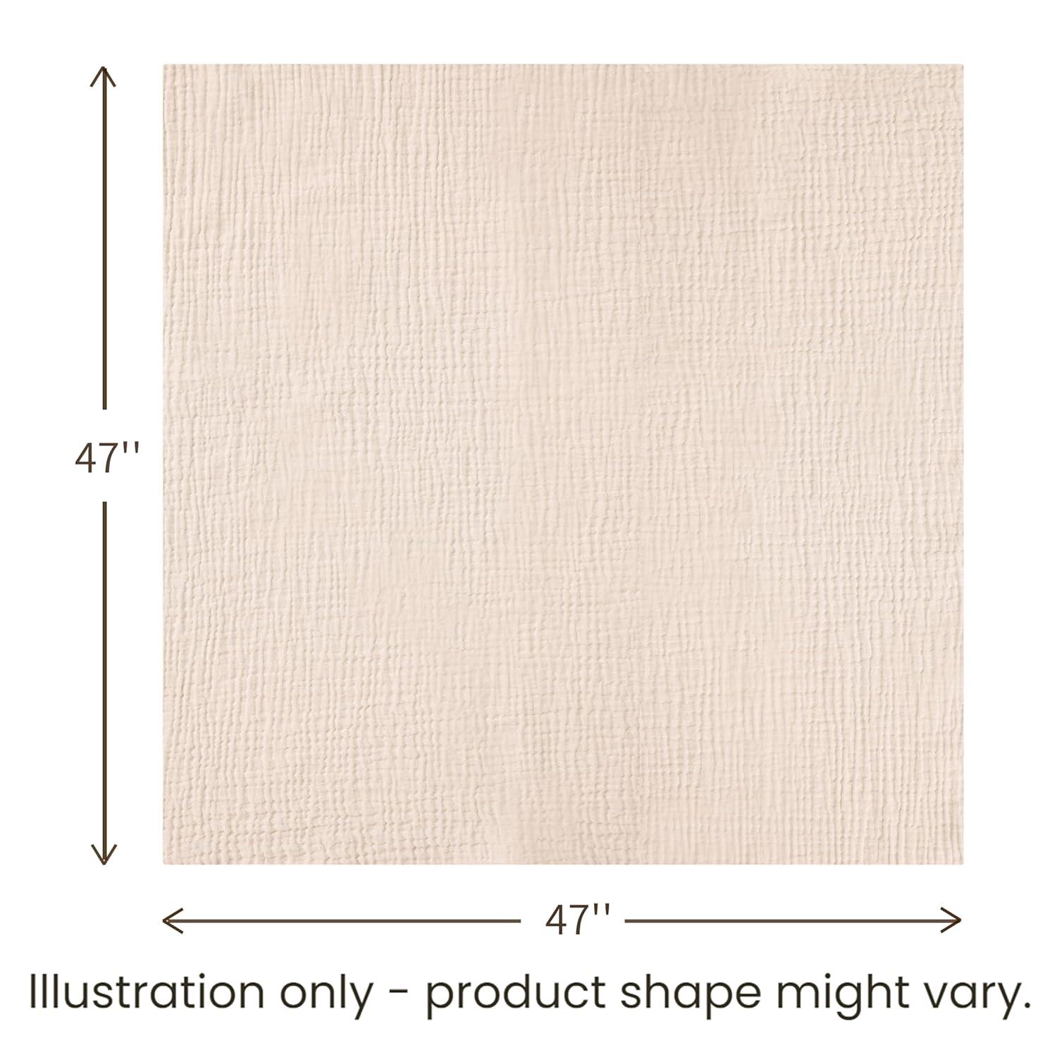 imageKonssy Muslin Swaddle Blankets for Boys Girls 2 Pack Receiving Baby Blanket Large 47 x 47 inches Soft Breathable Swaddling Wrap for Unisex Newborn Pink FloralCoffee Check moon