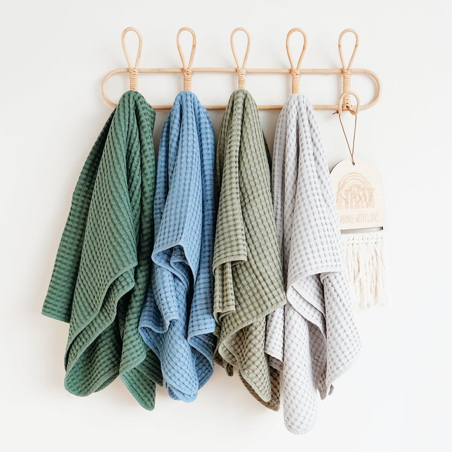 imageKonssy Waffle Baby Blanket  Soft ampamp Cozy Nursery Swaddle Blanket Lightweight Toddler Throw for Boys ampamp Girls Ideal for WrappingBlush PinkAmy Green