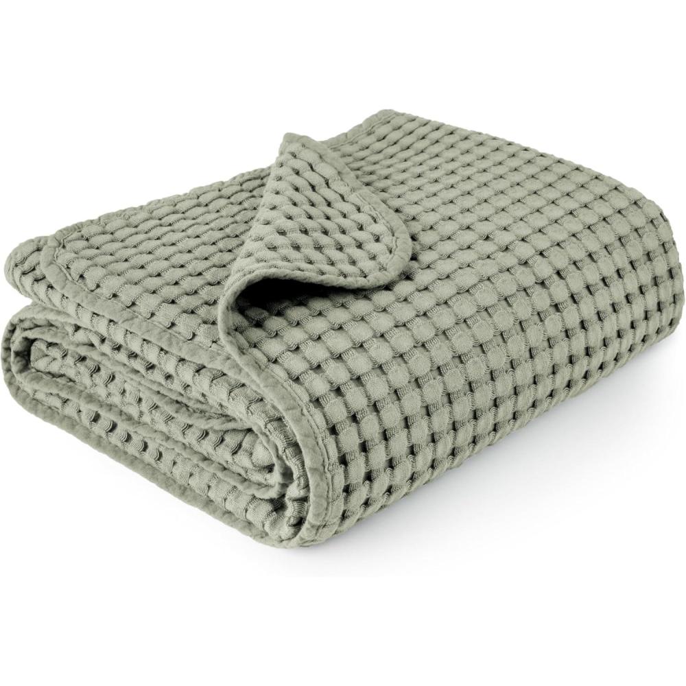 imageKonssy Waffle Baby Blanket  Soft ampamp Cozy Nursery Swaddle Blanket Lightweight Toddler Throw for Boys ampamp Girls Ideal for WrappingBlush PinkAmy Green