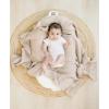 imageKonssy 3 Pack Muslin Swaddle Blankets for Unisex Newborn Receiving Blanket Large 47 x 47 inches Soft Breathable Muslin Baby Swaddles for Boys ampamp GirlsChestnut