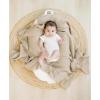imageKonssy 3 Pack Muslin Swaddle Blankets for Unisex Newborn Receiving Blanket Large 47 x 47 inches Soft Breathable Muslin Baby Swaddles for Boys ampamp GirlsFloral