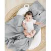 imageKonssy 3 Pack Muslin Swaddle Blankets for Unisex Newborn Receiving Blanket Large 47 x 47 inches Soft Breathable Muslin Baby Swaddles for Boys ampamp GirlsGrey