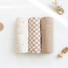 imageKonssy 3 Pack Muslin Swaddle Blankets for Unisex Newborn Receiving Blanket Large 47 x 47 inches Soft Breathable Muslin Baby Swaddles for Boys ampamp GirlsMoon