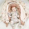 imageKonssy 3 Pack Muslin Swaddle Blankets for Unisex Newborn Receiving Blanket Large 47 x 47 inches Soft Breathable Muslin Baby Swaddles for Boys ampamp GirlsFlourish