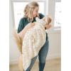 imageKonssy 3 Pack Muslin Swaddle Blankets for Unisex Newborn Receiving Blanket Large 47 x 47 inches Soft Breathable Muslin Baby Swaddles for Boys ampamp GirlsFloral