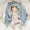 imageKonssy 3 Pack Muslin Swaddle Blankets for Unisex Newborn Receiving Blanket Large 47 x 47 inches Soft Breathable Muslin Baby Swaddles for Boys ampamp GirlsBlue
