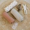 imageKonssy 3 Pack Muslin Swaddle Blankets for Unisex Newborn Receiving Blanket Large 47 x 47 inches Soft Breathable Muslin Baby Swaddles for Boys ampamp GirlsRainbow