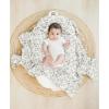 imageKonssy 3 Pack Muslin Swaddle Blankets for Unisex Newborn Receiving Blanket Large 47 x 47 inches Soft Breathable Muslin Baby Swaddles for Boys ampamp GirlsGreen Leaves