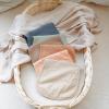 imageKonssy 6Pack Absorbent Muslin Burp Cloths 100 Cotton Large Burping Clothes Set for Newborn Baby Girls and BoysVibrant Caramel
