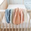 imageKonssy 6Pack Absorbent Muslin Burp Cloths 100 Cotton Large Burping Clothes Set for Newborn Baby Girls and BoysVibrant Caramel