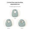 imageKonssy 6Pack Muslin Baby Bibs for Boys ampamp Girls Soft Cotton Absorbent Bandana Drool Bibs for Drooling ampamp TeethingBlue Sky