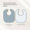 imageKonssy 6Pack Muslin Baby Bibs for Boys ampamp Girls Soft Cotton Absorbent Bandana Drool Bibs for Drooling ampamp TeethingBrown