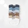 imageKonssy 6Pack Muslin Baby Bibs for Boys ampamp Girls Soft Cotton Absorbent Bandana Drool Bibs for Drooling ampamp TeethingBrown