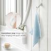 imageKonssy 7Pack Soft Cotton Face Wash Cloths Reusable Absorbent Washcloths for Sensitive Skin Facial Makeup Remover Towels for Women 11 x 11 InchBlue