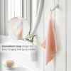 imageKonssy 7Pack Soft Cotton Face Wash Cloths Reusable Absorbent Washcloths for Sensitive Skin Facial Makeup Remover Towels for Women 11 x 11 InchGreen