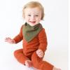 imageKonssy 8Pack Muslin Baby Bibs Absorbent Bandana Drool 100 Cotton Unisex Baby Bibs for Teething and DroolingGrey